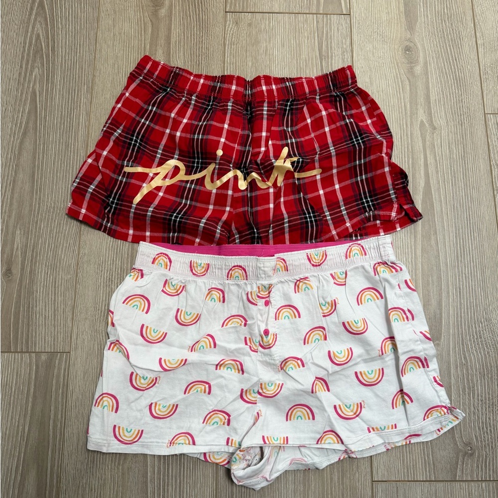 VS Pink pajama shorts